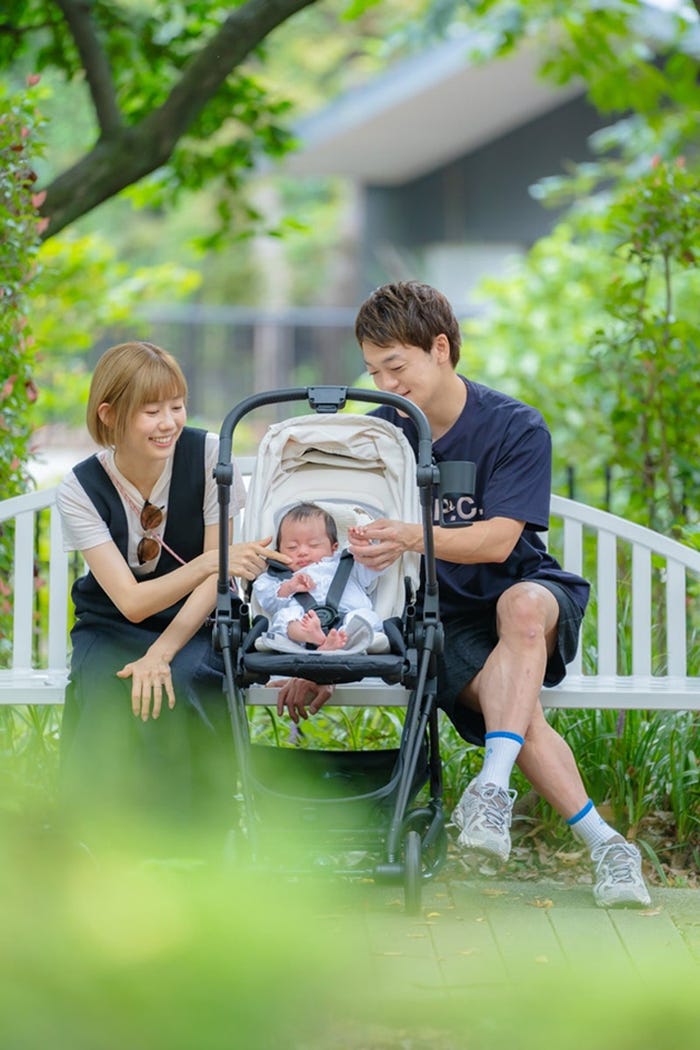 山崎夕貴アナウンサー、息子、おばたのお兄さん/おばたのお兄さん公式ブログより