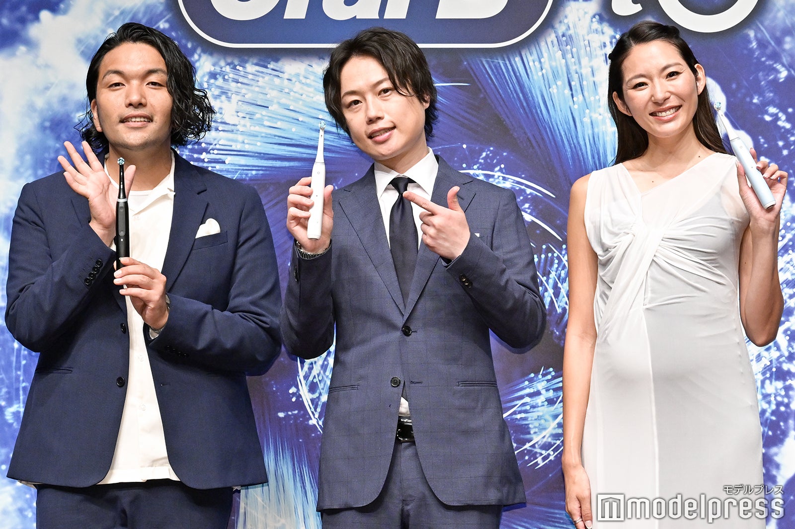 盛山晋太郎、リリー、福田萌子 （C）モデルプレス