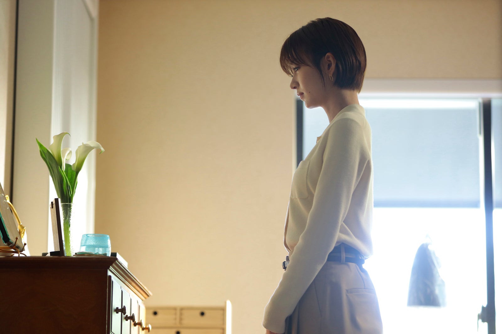 岡崎紗絵「告白－25年目の秘密－」第3話（C）日本テレビ