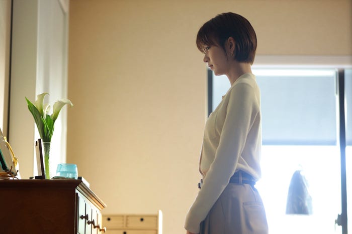 岡崎紗絵「告白-25年目の秘密-」第3話(C)日本テレビ