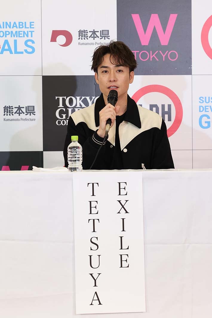 TETSUYA（C）W TOKYO×LDH JAPAN 記者発表会