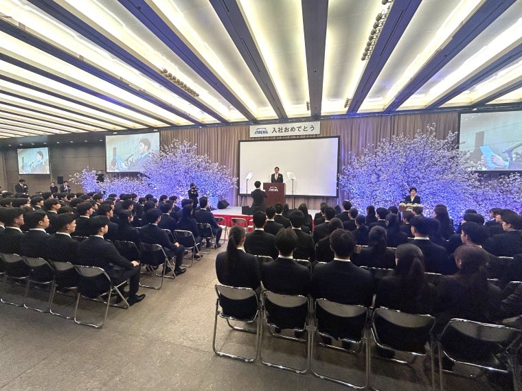 伊藤忠商事、モリトが趣向凝らした入社式 原点の強調や体験型