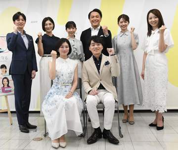 テレ東・入社2年目齋藤陽アナ 「NHK民放防災プロジェクト」に出席 各局ベテランアナに囲まれながら意気込みを語る
