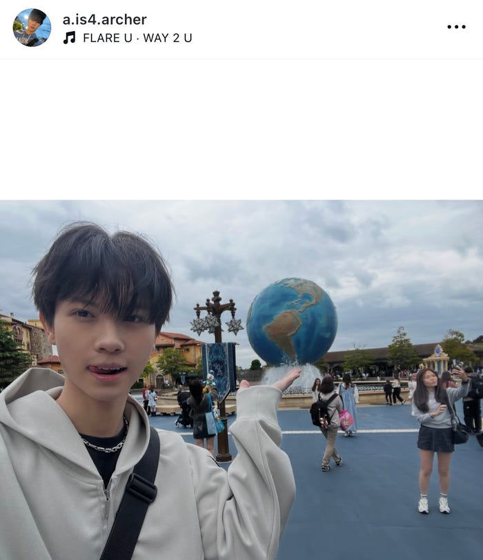アーチャー・ウイInstagramより