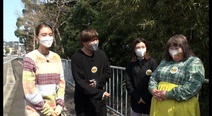 滝沢カレン、大久保嘉人、3時のヒロイン(福田麻貴、かなで)(C)テレビ朝日