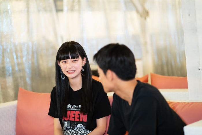 中澤瞳、藤枝喜輝「オオカミくんには騙されない」第9話(C)AbemaTV, Inc.