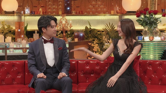 久次米一輝、小田美夢『バチェラー・ジャパン』シーズン6エピソード9(C)2025 Warner Bros. International Television Production Limited. All Rights Reserved