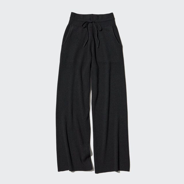 ユニクロ ウォッシャブルニットリブパンツ ユニクロのウォッシャブルニットリブパンツ