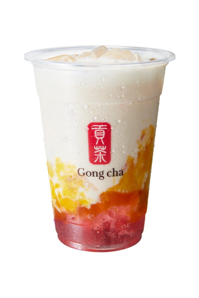 ぎゅぎゅっとピーチ ミルクティー／画像提供：ゴンチャ ジャパン