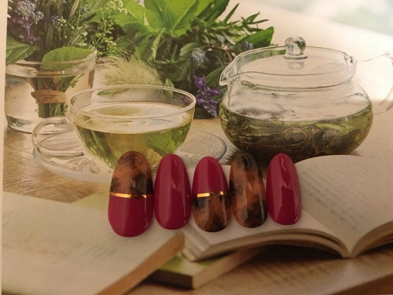 簡単！可愛い！べっ甲ネイル