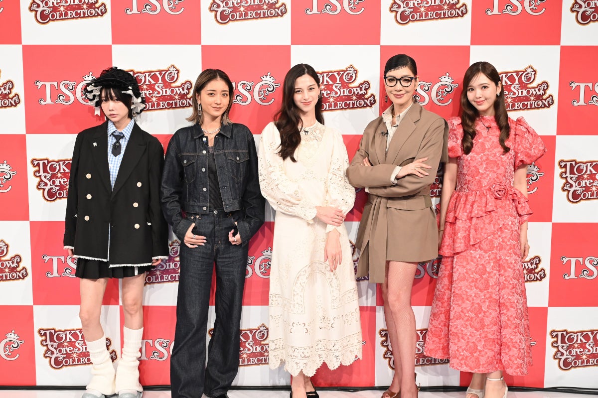 （左から）あの、池田美優、中条あやみ、アンミカ、藤田ニコル（C）TBS