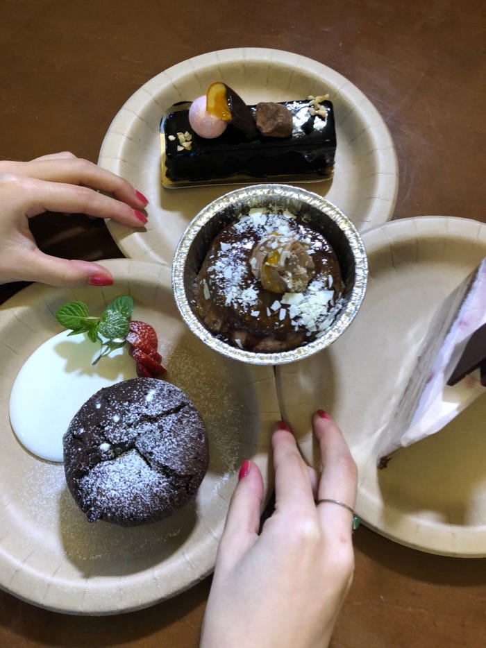 注目のチョコスイーツも紹介 (写真提供:MBS)