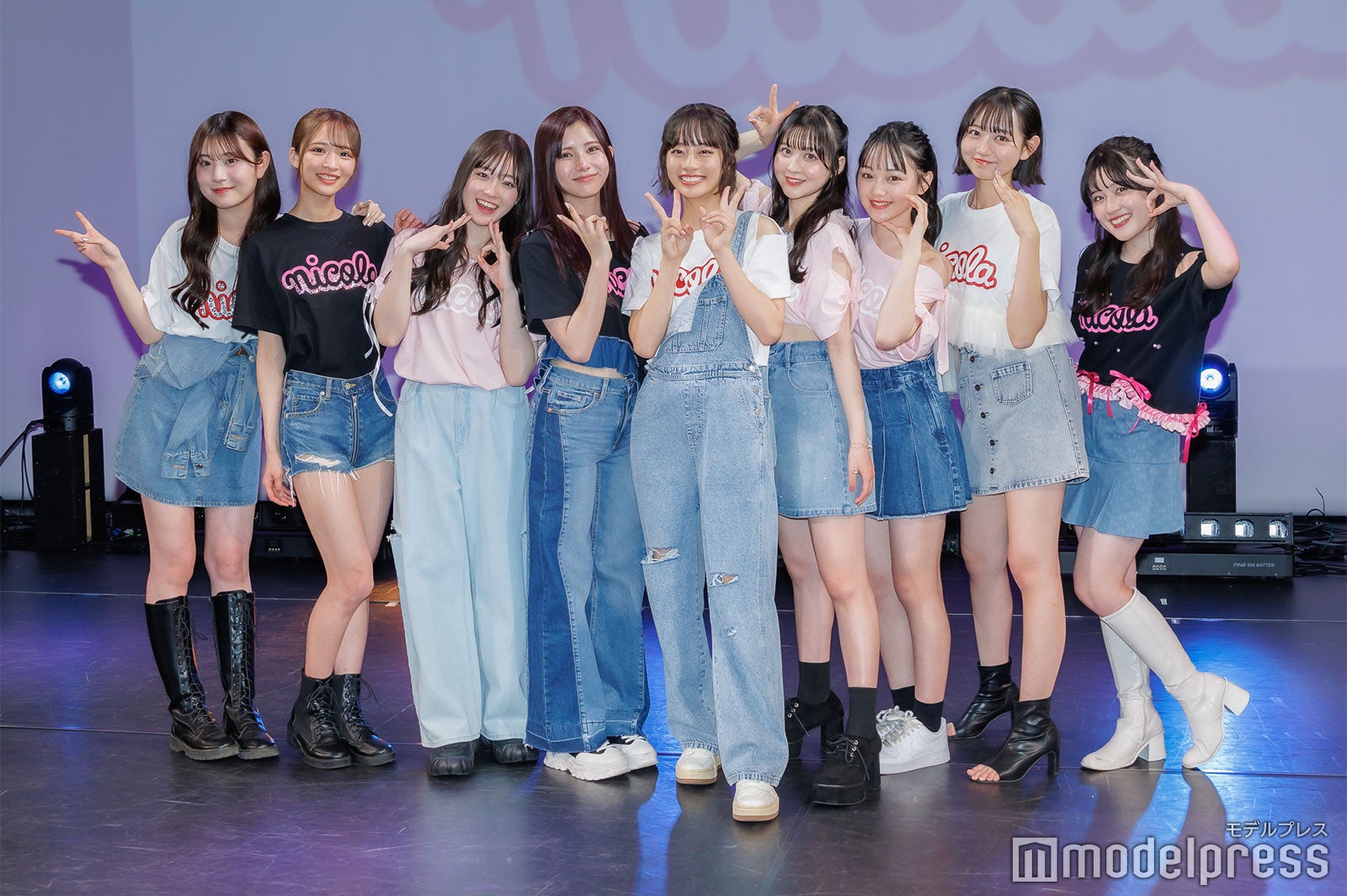 近藤藍月、中山あやか、足川結珠、高橋快空、池端杏慈、佐藤菜月海、藤野有紗、近藤結良、河村果歩（C）モデルプレス