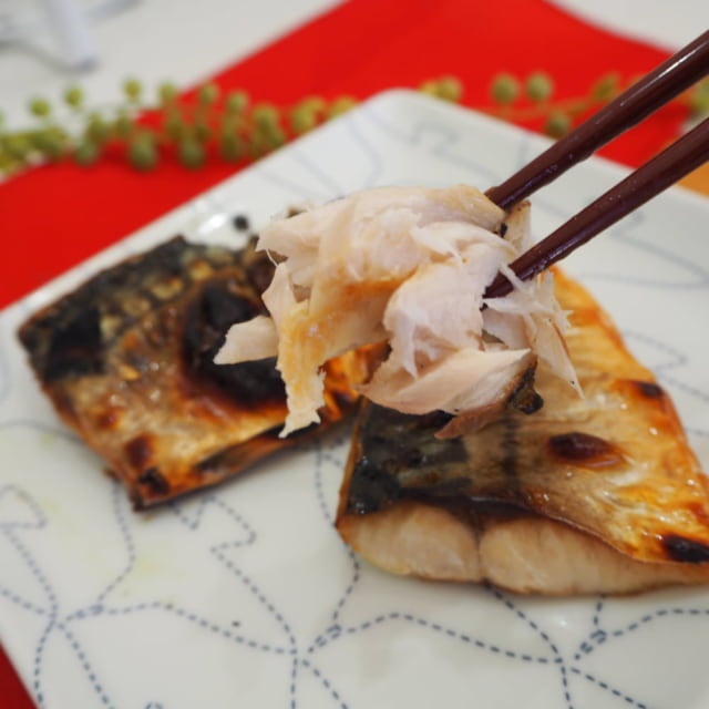 コストコ塩さばを焼いたもの