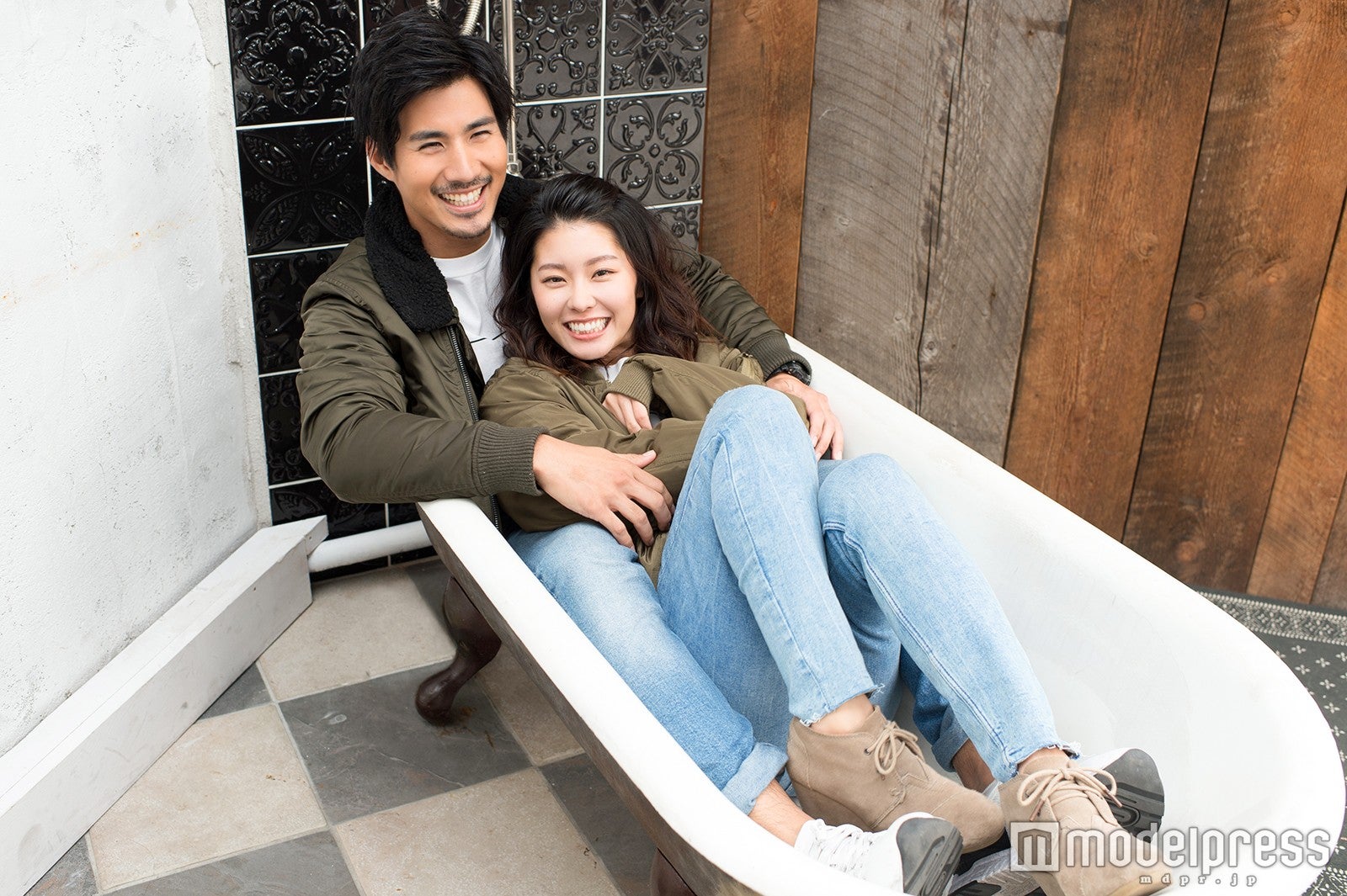 快くお風呂”にも入ってくれました♪ （C）モデルプレス