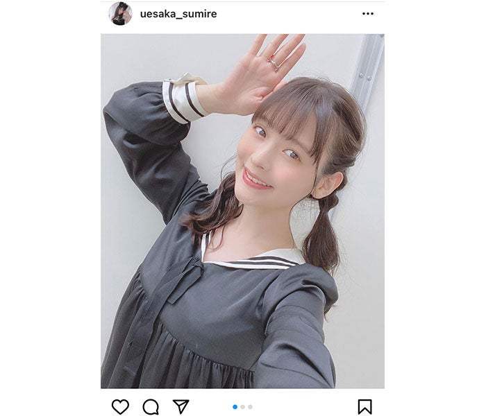 上坂すみれ 黒のミニワンピースコーデで同志をねぎらい 本日も大変毛深いです モデルプレス