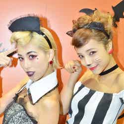 「SHIBUYA109 HAPPY HALLOWEEN PARTY」JELLYモデル ハロウィントークショーに登場した山本優希と大橋リナ