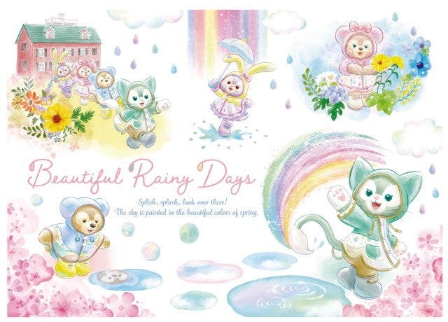 東京ディズニーシー、“雨の日”仕様のダッフィー＆フレンズ新作グッズ