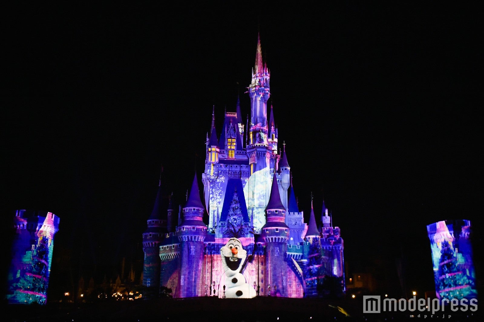 新キャッスルプロジェクション「ディズニー・ギフト・オブ・クリスマス」（C）モデルプレス（C）Disney