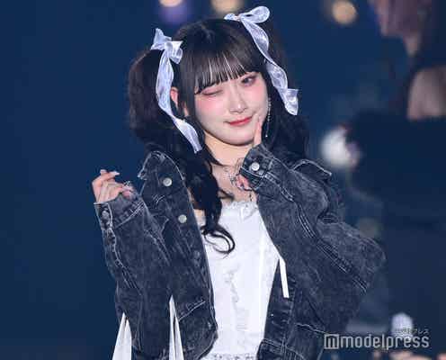 =LOVE齋藤樹愛羅、デニム×ツインテで小悪魔ムード “超ミニ”コーデに釘付け【関コレ2025A/W】