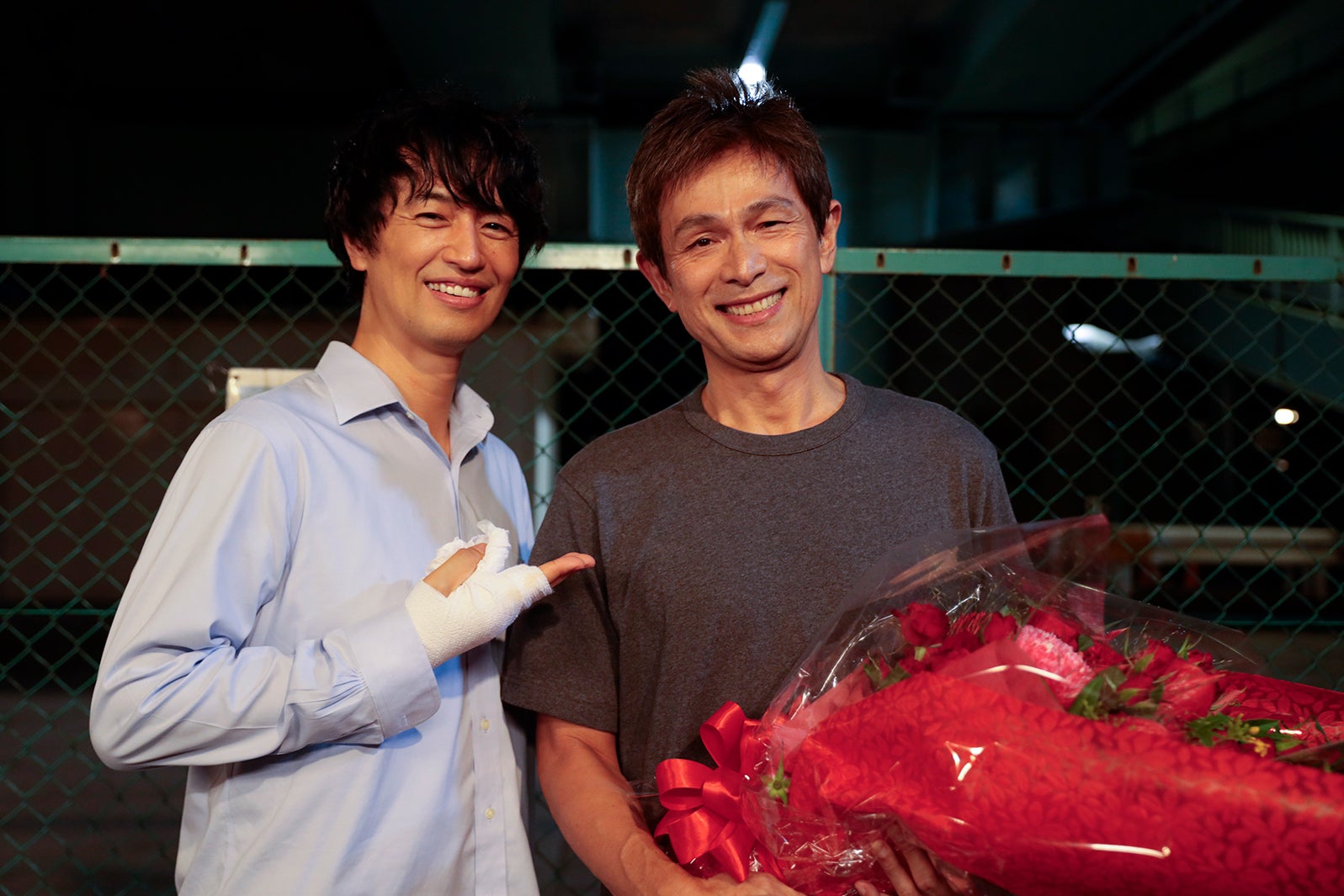 斎藤工、江口洋介「誘拐の日」（C）テレビ朝日