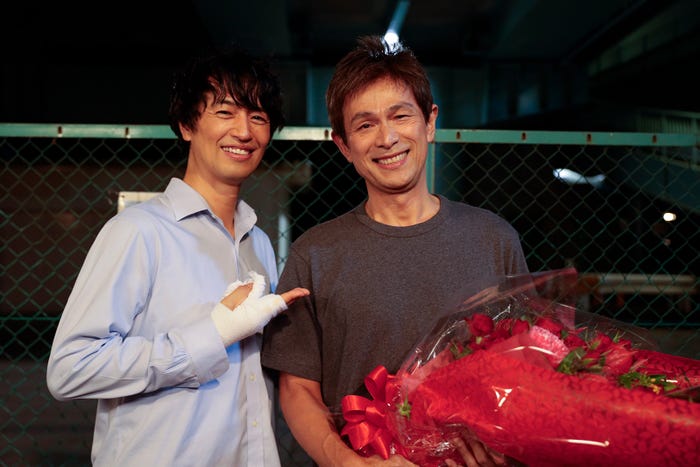 斎藤工、江口洋介「誘拐の日」(C)テレビ朝日