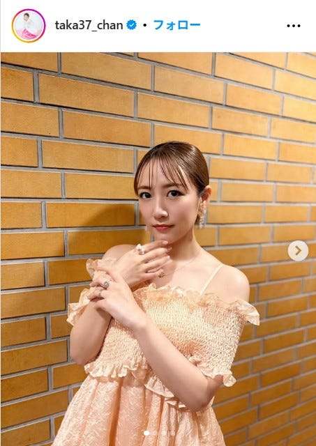 高橋みなみInstagramより