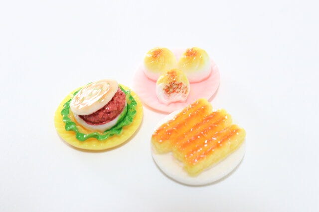 ダイソー デコパーツ(洋食) デコパーツ(中華料理)