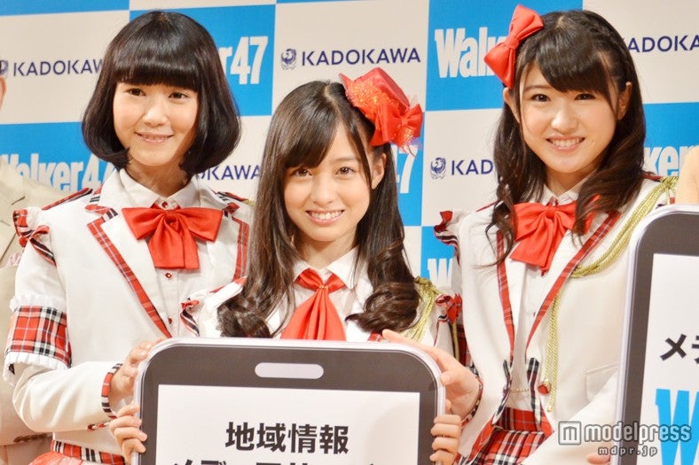 Rev．from DVLの西岡優菜、橋本環奈、秋山美穂（左から）