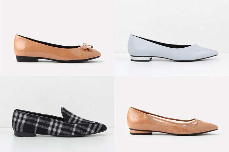 足元から秋っぽく！「フラットシューズ」で作るこなれシンプル