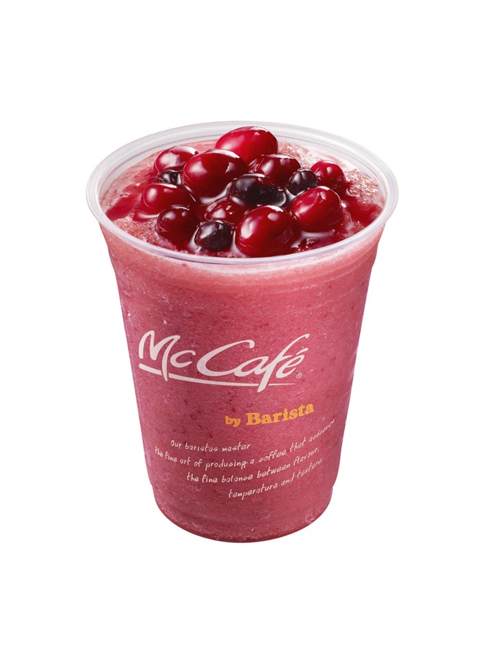 「ミックスベリースムージー」／画像提供：日本マクドナルド