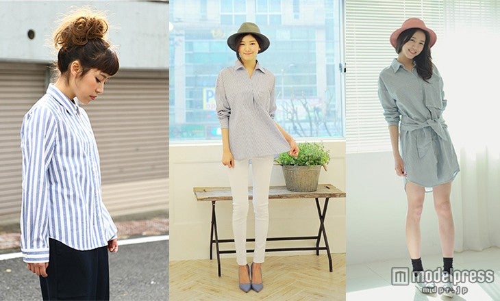 ストライプシャツがあれば簡単に好印象ガールになれちゃう！