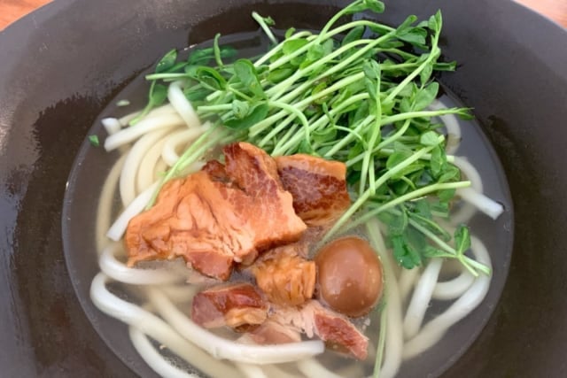 カルディ 角煮缶詰アレンジレシピうどん