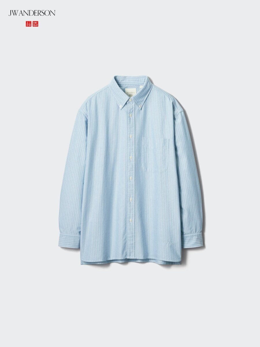 オックスフォードオーバーサイズシャツストライプ 2026春ユニクロ大人女性おすすめオックスフォードオーバーサイズシャツストライプ