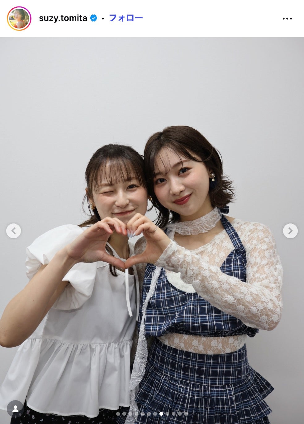 富田鈴花Instagramより