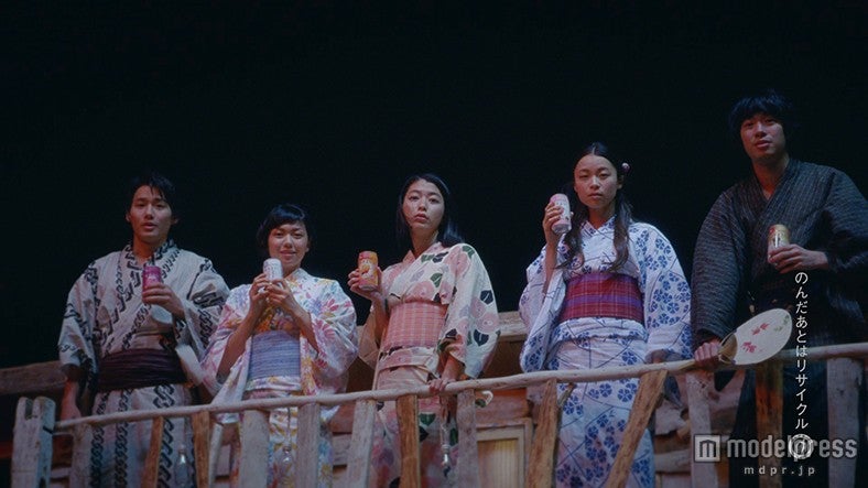 野村周平、二階堂ふみ、成海璃子、片平里菜、渡辺大知／新CMカットより