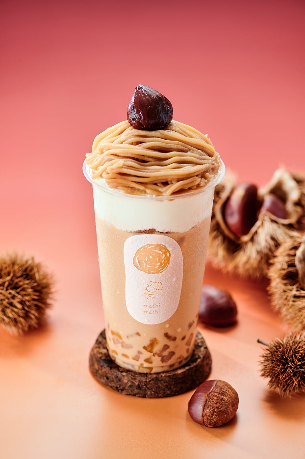 machi machi(マチマチ)「モンブランチーズミルクティー」栗の素材感溢れる秋だけのデザートドリンク