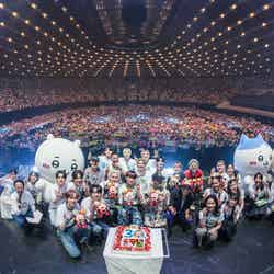 「めざましテレビ30周年フェス」大阪公演バースデーサプライズの様子（提供写真）
