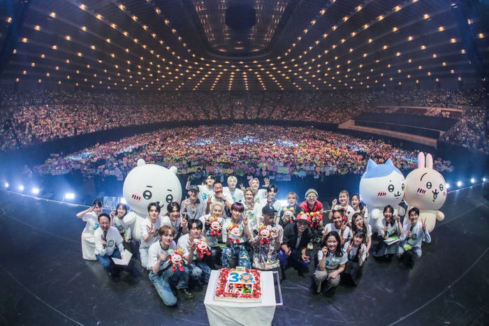 「めざましテレビ30周年フェス」大阪公演バースデーサプライズの様子(提供写真)