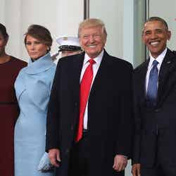 トランプ新大統領と夫人のメラニア・トランプ氏、オバマ前大統領ら／photo：GettyImages