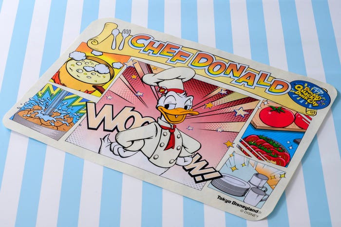 「ドナルドのクワッキー・ダックシティ」 オリジナルランチョンマット(C)Disney