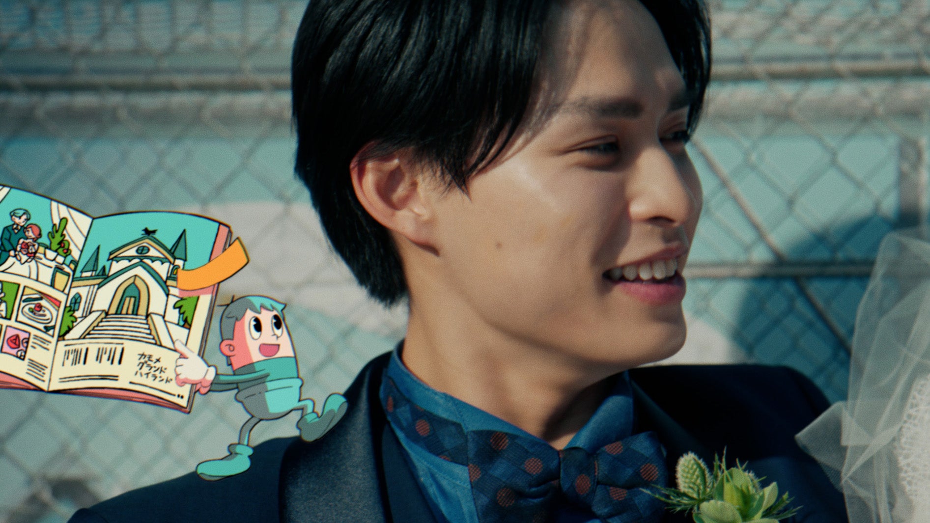 兵頭功海／新TVCMゼクシィアプリ「私も、ゼクシィです」式場探し篇（提供写真）