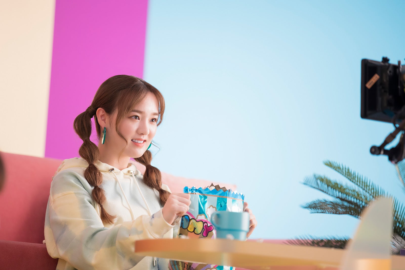 RIO／新WEBムービー「NEWフィッツダンス ポップコーン」篇メイキング（提供写真）