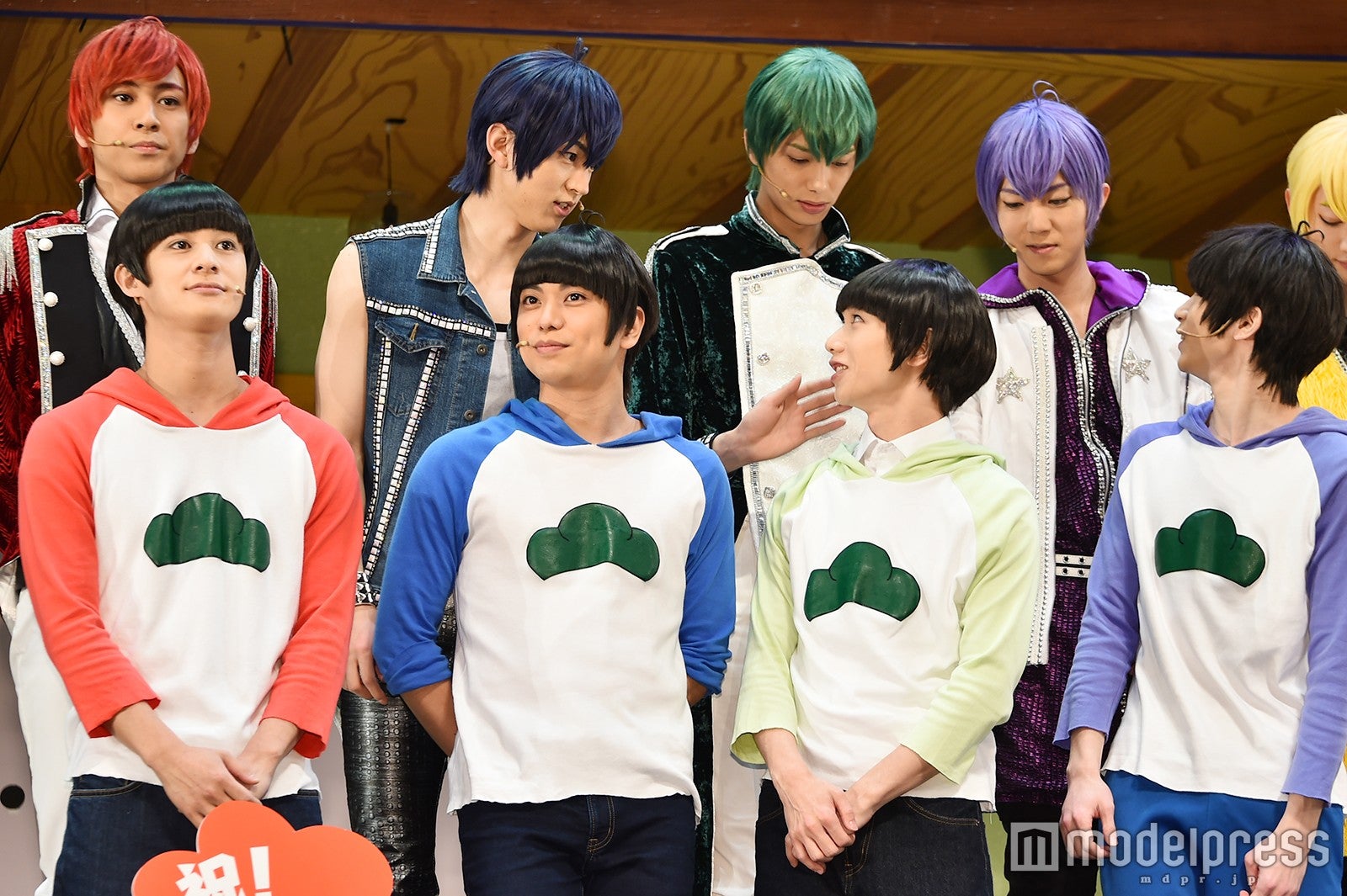 舞台『おそ松さん on STAGE ～SIX MEN’S SHOW TIME 2～』会見 （C）モデルプレス