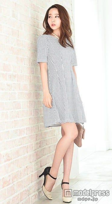 タック入りギンガムチェックワンピ「Rioty」2,980円(税込)