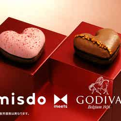 misdo meets GODIVA プレミアムハートコレクション／画像提供：ダスキン