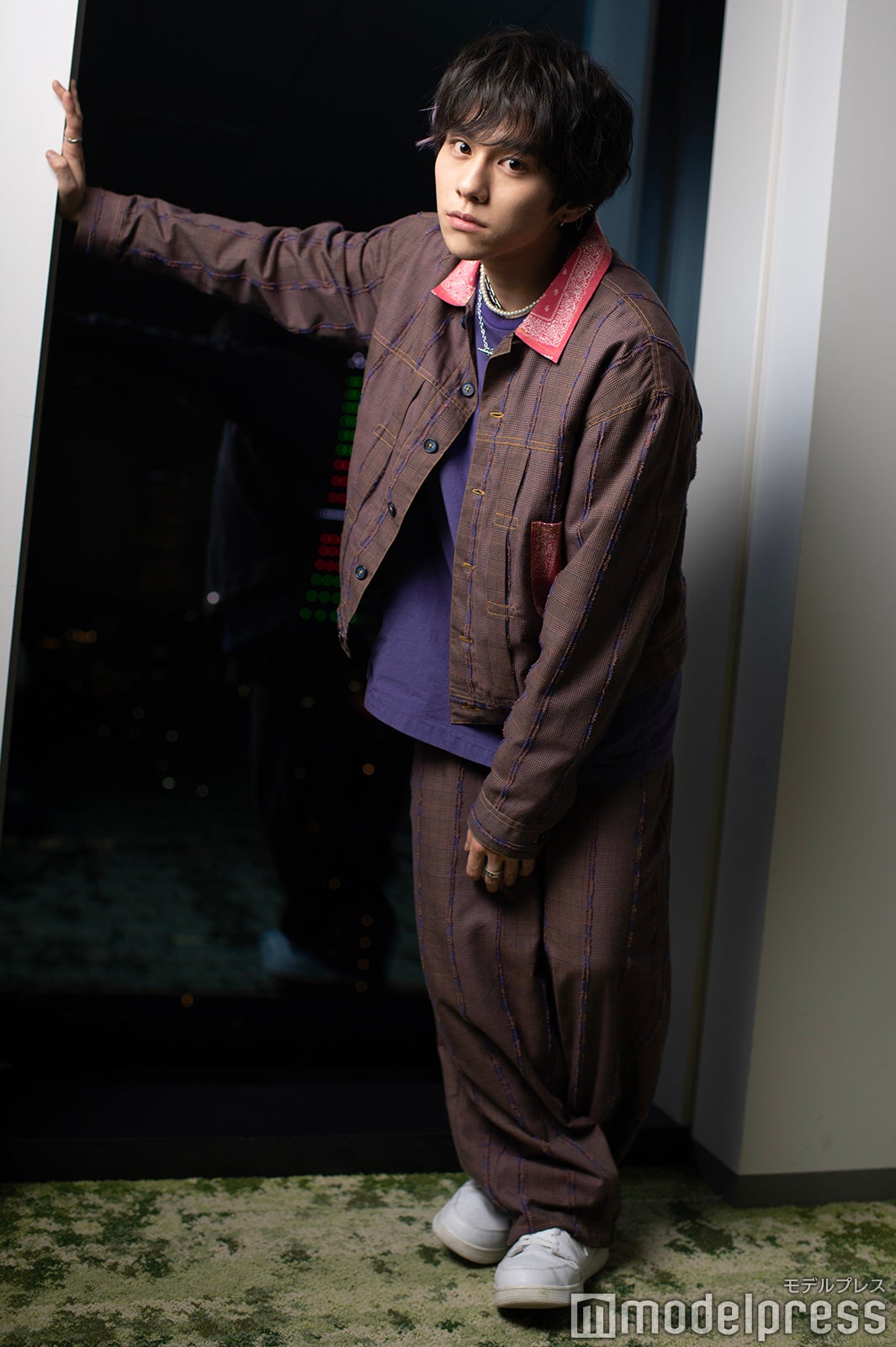 山下幸輝　スタイリスト：加藤友美／ヘアメイク：大宅理絵　長野一浩／アクセサリー：阿久井愛都幸輝（C）モデルプレス
