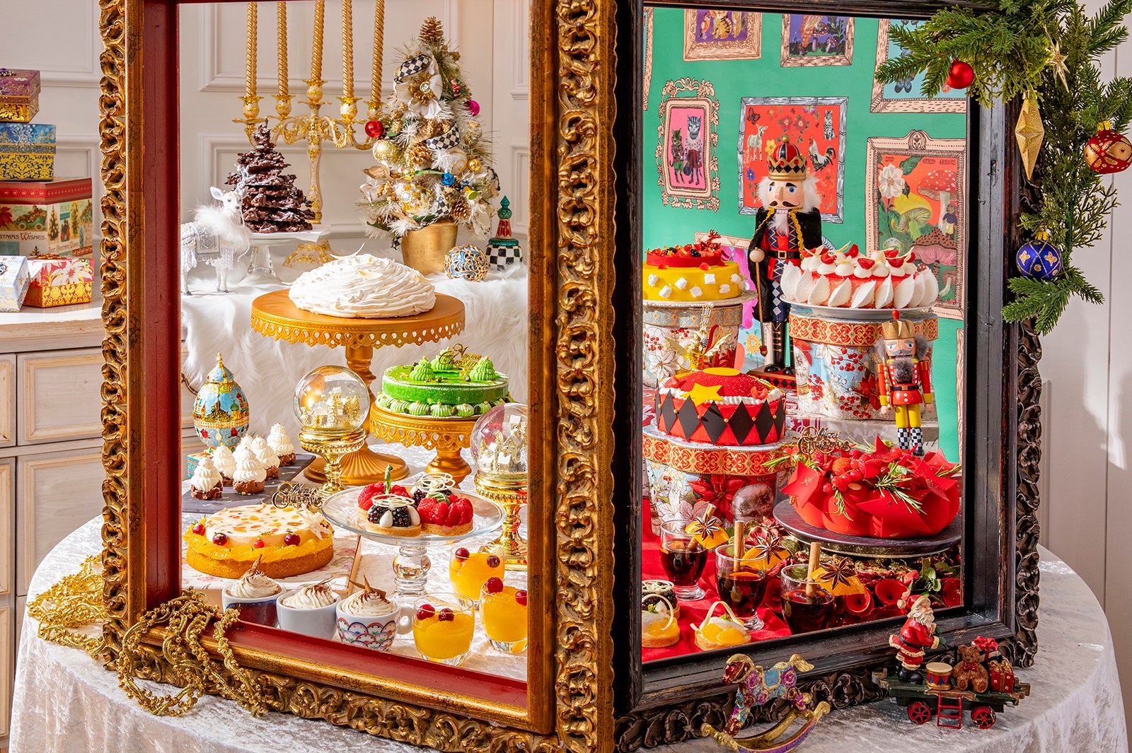 ヒルトン東京「クリスマス マジカル・ウィンドー」遊び心溢れる30種のスイーツ