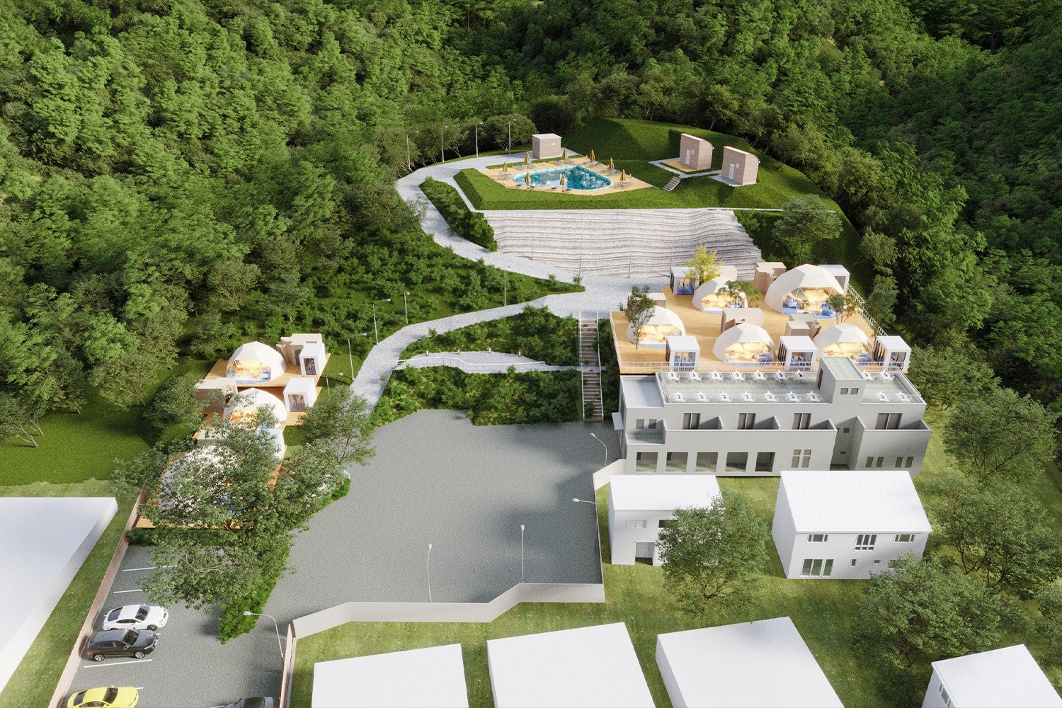 釣ヶ崎グランピングリゾート／画像提供：ブッキングリゾート