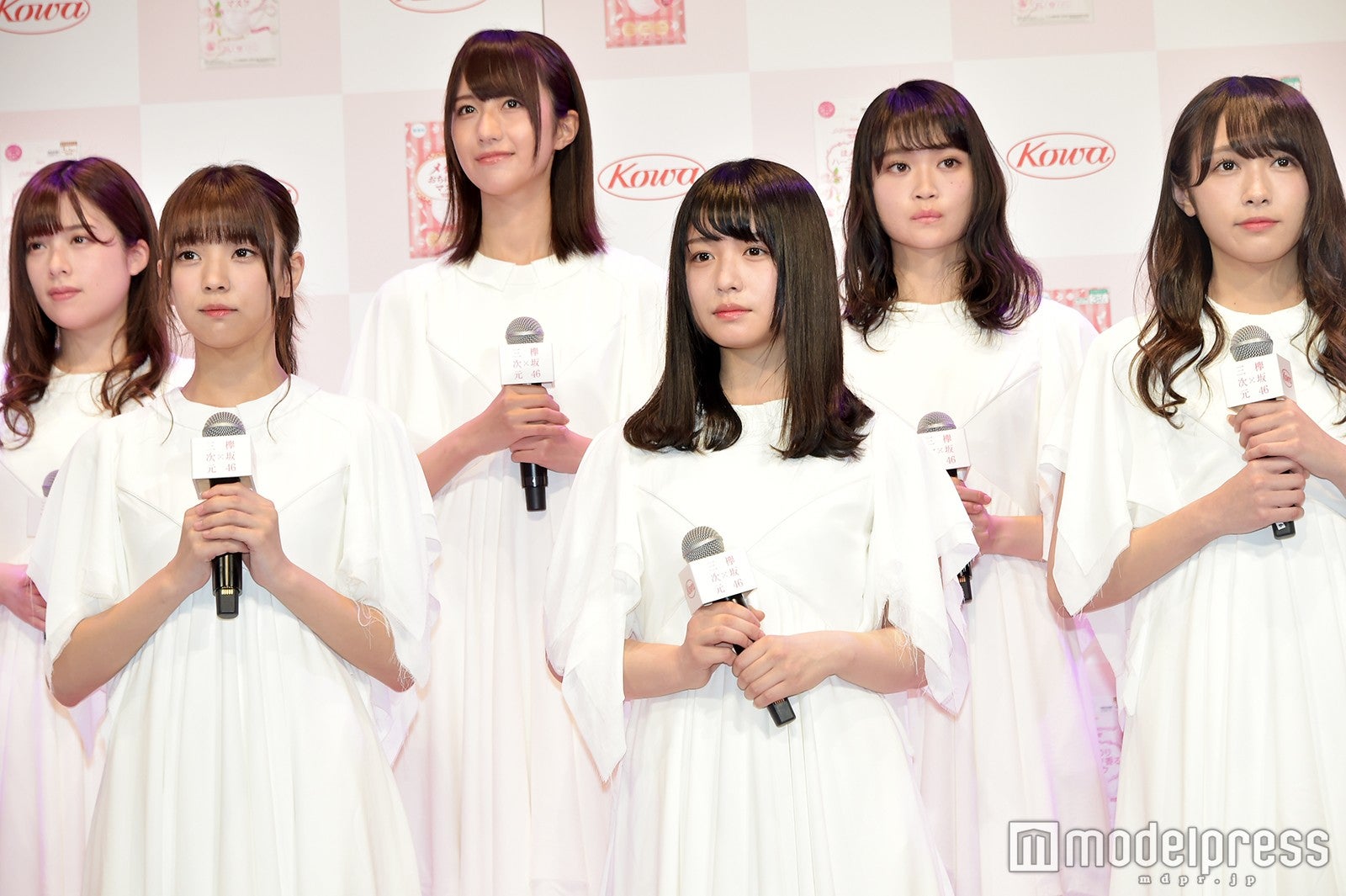 （上段左から）齋藤冬優花、土生瑞穂、石森虹花（下段左から）小林由依、長濱ねる、渡辺梨加（C）モデルプレス